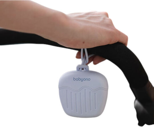 Babyono Case Pacifier made of Silicone Light Blue