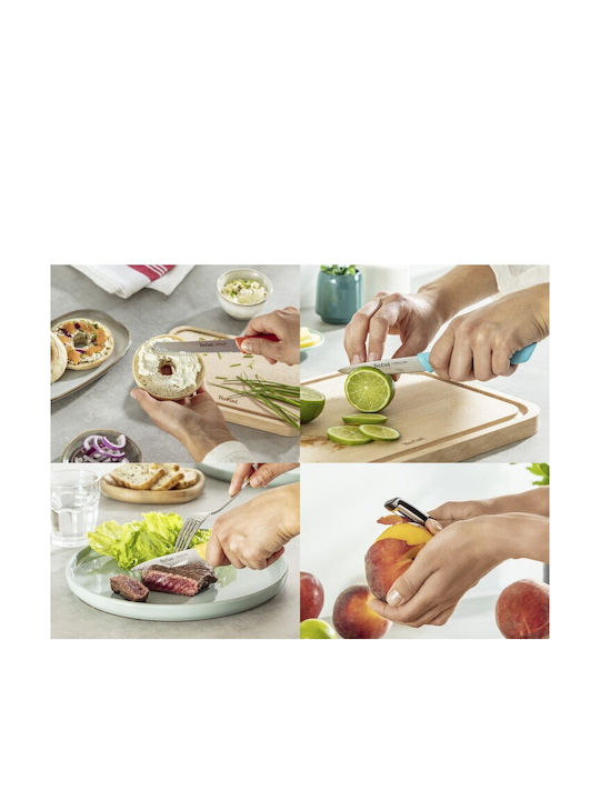 Tefal Colorfood Комплект Ножове от Неръждаема Стомана 3 Бройки