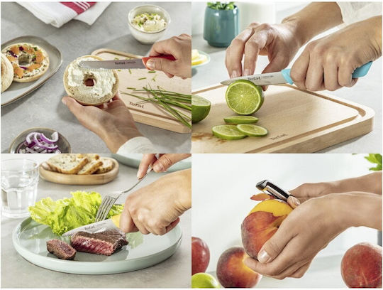 Tefal Colorfood Set Cuțite Din Oțel Inoxidabil 3 Bucăți