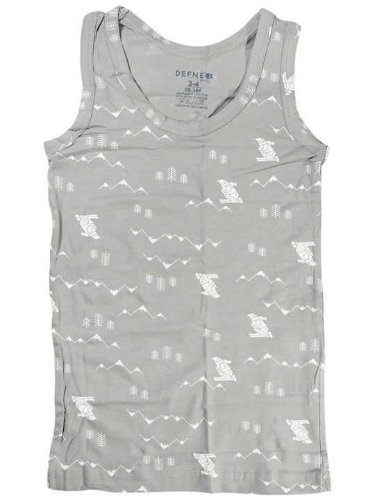 Defne Baby Mountains Kids' Undershirt Tank Top Gray