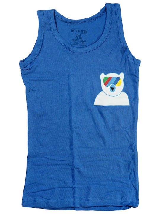 Defne Baby Kids' Undershirt Tank Top Blue