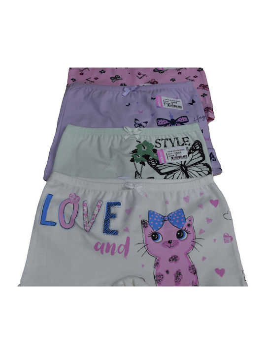 Biyo Set of Kids' Boxers Multicolored 5pcs