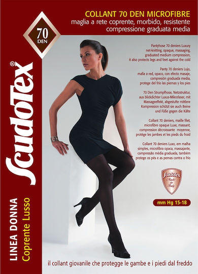 Scudotex Καλσόν 15-18 mmHg 70 Den Navy Μπλε