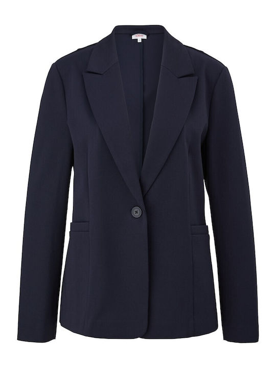 s.Oliver Red Label Γυναικείο Σακάκι Navy Μπλε
