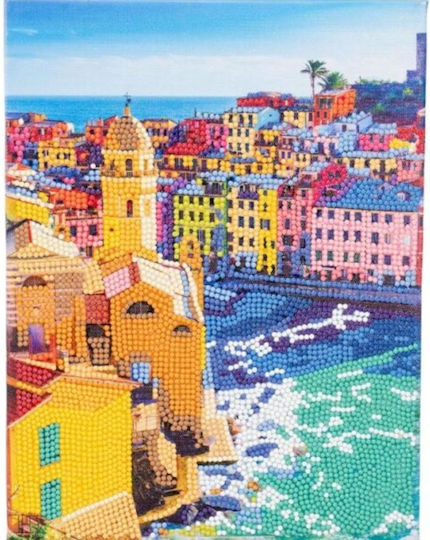 Nice Diamantiny Framework I Δημιουργικό Σετ Μωσαϊκού “cinque Terre” Πολύχρωμα Διαμαντάκια 96567 8+ Ετών