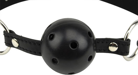 Smd Prime Fetish Breathable Ball Gag Bdsm Φίμωτρο Μαύρο