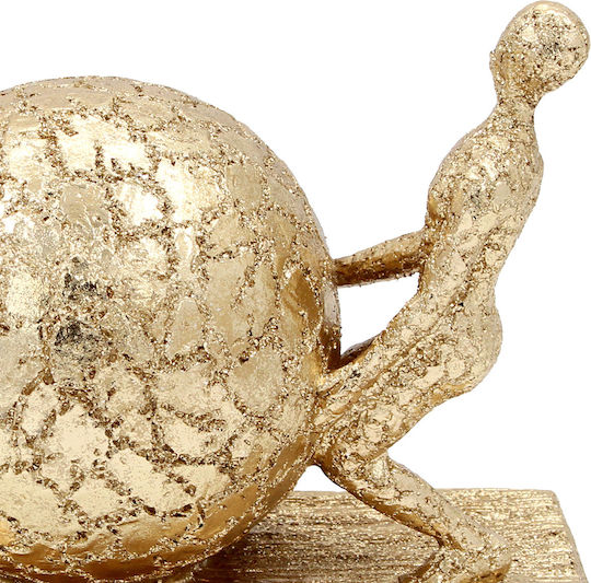 Polyresin Dekoration 22x11x15 cm Gold Keskor 67330