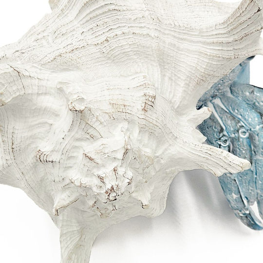 Artekko Decorative Seashell made of Polyresin 23.5x23.5x17.8cm 1pcs