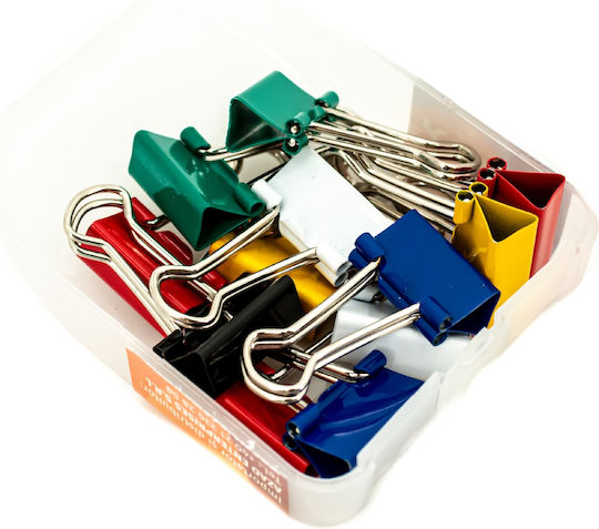 Clips Kunst Metall 19mm 12 Stück