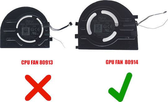 Ανεμιστηράκι Laptop Gpu Cooling Fan Lenovo Thinkpad P1 Gen 4 20y3 20y4 X1 Extreme Gen 4 20y5 20y6 Rtx A2000/t1200 Eg75071s1-c160-s9a Pekhybgpu B7809bfhnf2200tn 5h41d34323 5h41d34324 6pin Κωδ.80914