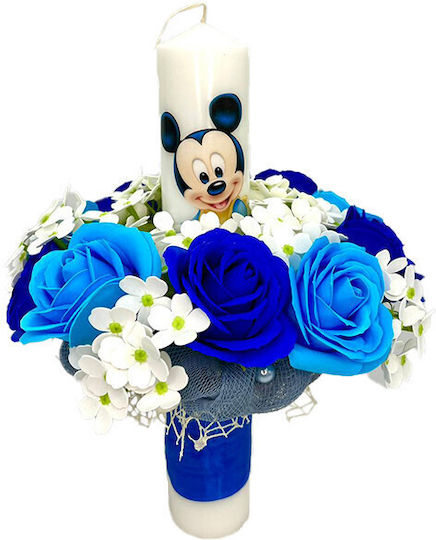 Velve Lumânare de Botez cu tema Mickey