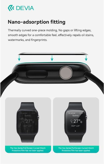 Devia Tempered Glass για το Apple Watch 45mm 1τμχ 127753