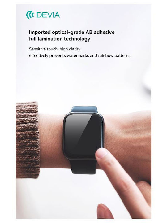 Devia Закалено стъкло за Apple Watch 45 мм 1бр 127753