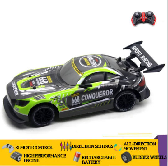 Remote Controlled Car Drift 4WD Gray