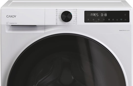 Candy Πλυντήριο Ρούχων 8kg 1400 Στροφών AI Silent Motion BP 48SBL6-S