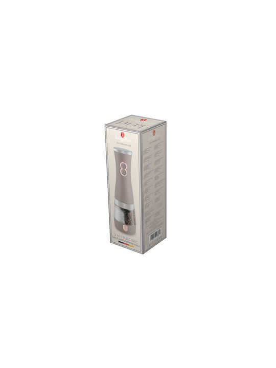 Berlinger Haus Electric 2 in 1 Inox Salt Pepper Mill In Silver Colour