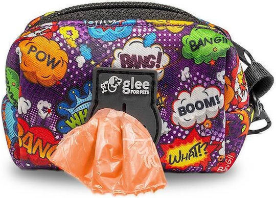 Glee Poop Bag Case Purple Boom 8.5cm
