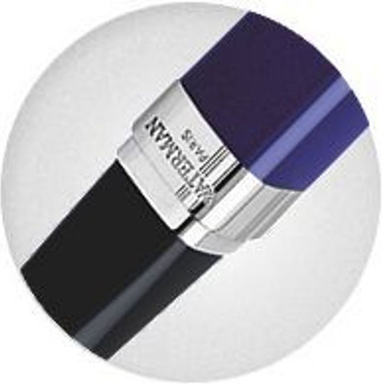 Waterman Exception Slim Πένα Γραφής Fine Μπλε από Ορείχαλκο με Μπλε Μελάνι