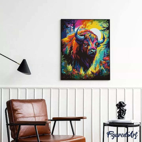 Bison-kit Painting Set Wooden 50x40cm