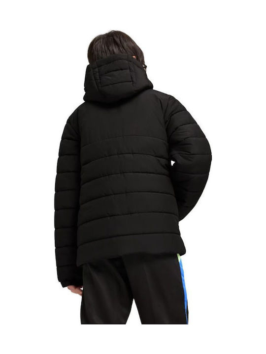 Παιδικό Αθλητικό Μπουφάν με Κουκούλα Black Padded