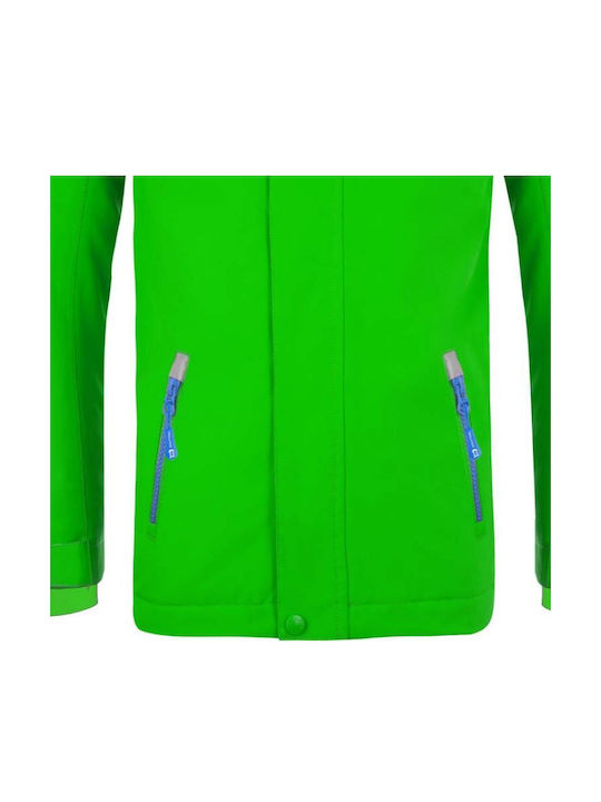 Wasserdicht Kinder Freizeitjacke mit Futter Winter Green