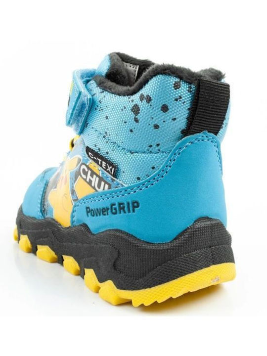 Kids Snow Boots with Velcro Blue