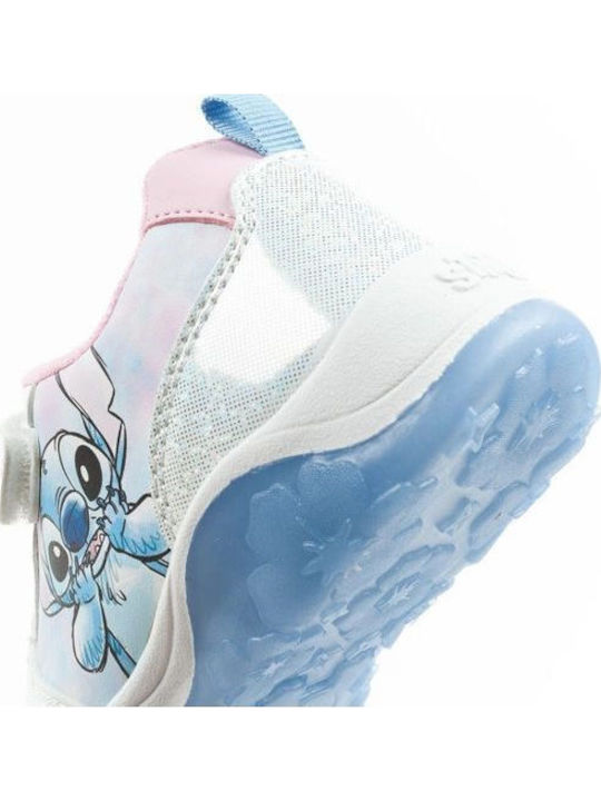 Παιδικά Sneakers με Σκρατς & Φωτάκια Λευκά