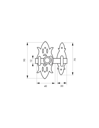 Съртеж Античен Черен 40x90 Thirard 00105302