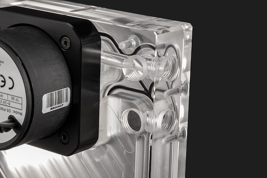 Ek Water Blocks Ek Water Blocks Ek-Quantum Kinetic3 Flt D5 PWM Reservoir-Pump Combination 240mm D-RGB Acrylic