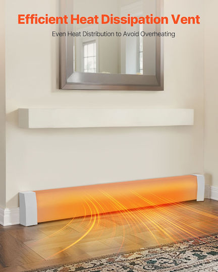 Radiator Cover Premium Steel 1527 x 81 x 193 mm White Dbjrqgthjprecigq9001v0 Vevor