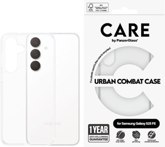 CARE by PanzerGlass Задна корица Пластмаса / Силикон Прозрачен (Galaxy S25 FE)