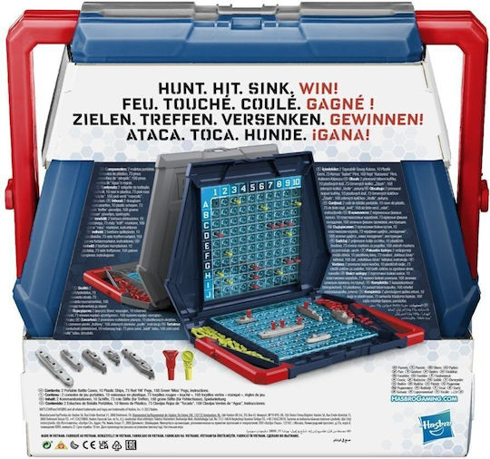 Επιτραπέζιο Παιχνίδι Battleshi̇p Classic για 2 Παίκτες 7+ Ετών Hasbro