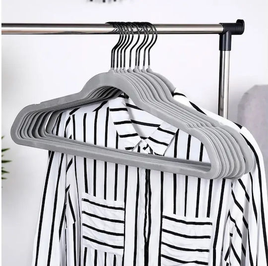 Vilde Clothes Hanger Gray 10pcs