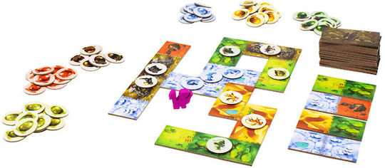 Board Game Το Νησί των Δράκων (Dragomino) for 2-4 Players 5+ Years Old Kaissa
