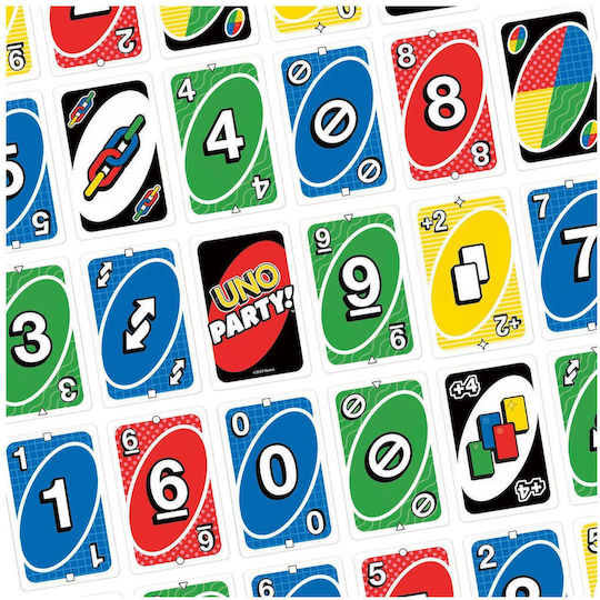 Board Game Uno Party for 6+ Players 7+ Years Old Mattel