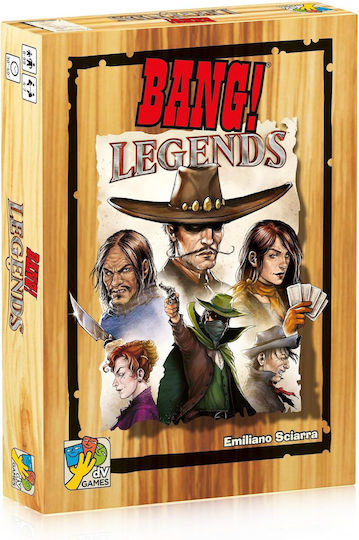 Разширение на играта Bang! Legends за 4-7 играчи 8+ години (EN) Da Vinci Games