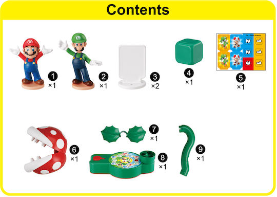 Board Game Super Mario Piranha Plant Escape for 2-4 Players 4+ Years Old (EN) Epoch Toys