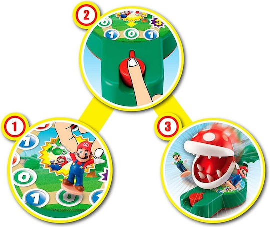 Board Game Super Mario Piranha Plant Escape for 2-4 Players 4+ Years Old (EN) Epoch Toys