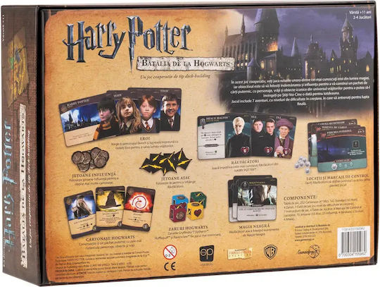 Board Game Harry Potter Hogwarts Battle Deck-Building for 2-4 Players 11+ Years Old (EN) USAopoly