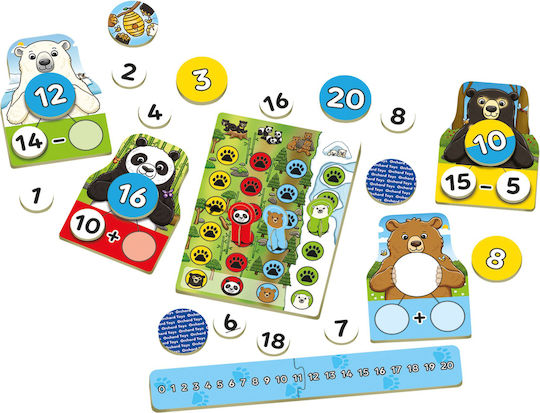 Board Game Number - Bears for 1-4 Players 5+ Years Old (EN) Orchard
