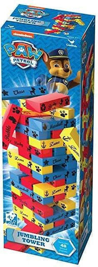 Board Game Paw Patrol Jumbling Tower for 1+ Players 4+ Years Old (EN) Spin Master