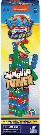 Board Game Paw Patrol Jumbling Tower for 1+ Players 4+ Years Old (EN) Spin Master