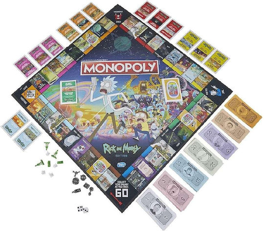 Επιτραπέζιο Παιχνίδι Rick and Morty Monopoly για 2-6 Παίκτες 8+ Ετών (EN) Winning Moves