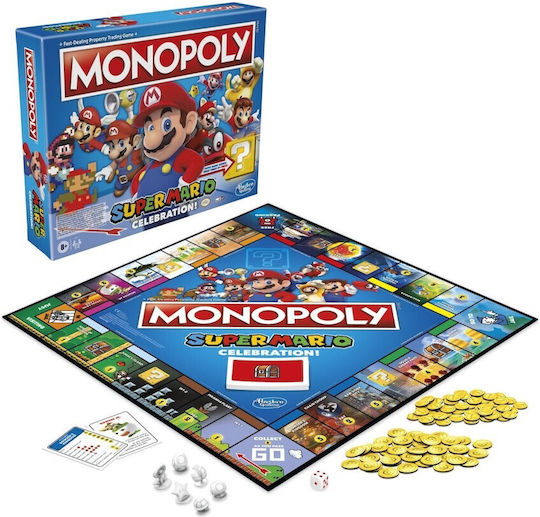 Joc de Societate Monopoly Super Mario Celebration pentru 2-6 Jucători 8+ Ani Hasbro