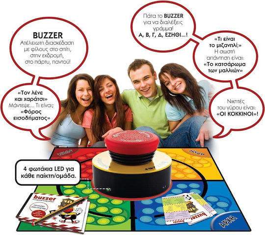 Brettspiel Buzzer 12+ Jahre Hellenic Ideas