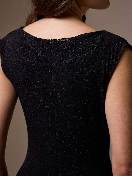 Sommer Mini Abendkleid Schwarz