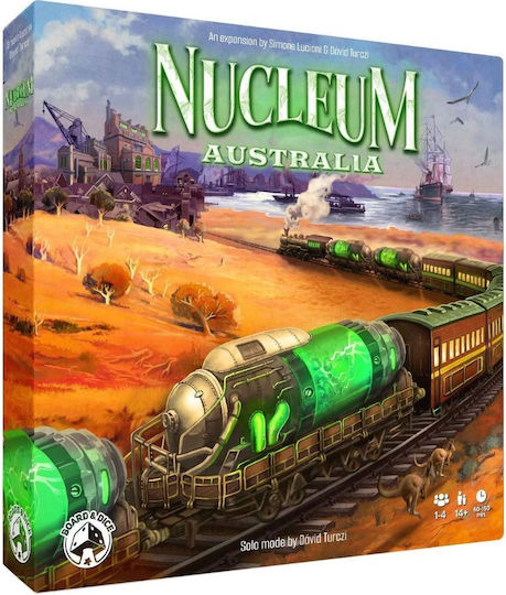 Board Game Nucleum Australia for 1-4 Players 14+ Years Old (EN) Board & Dice
