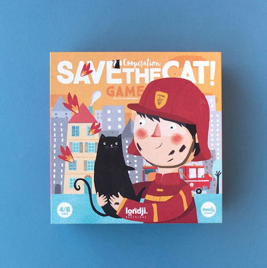 Board Game Σώστε την Γάτα! for 2-6 Players 4+ Years Old (EN) Londji