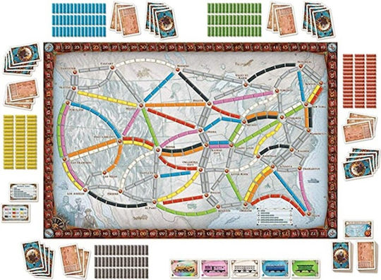 Joc de Societate Days Wonder Ticket To Ride Germany pentru 2-5 Jucători 8+ Ani DOW720115 (EN) Days of Wonder