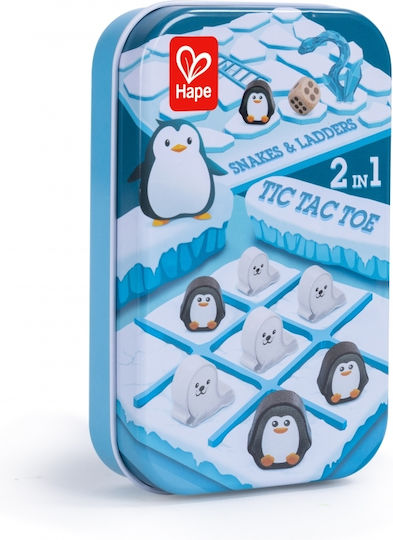 Настолна игра Tic Tac Toe Snakes & Ladders за 2+ играчи 3+ години (EN) Hape